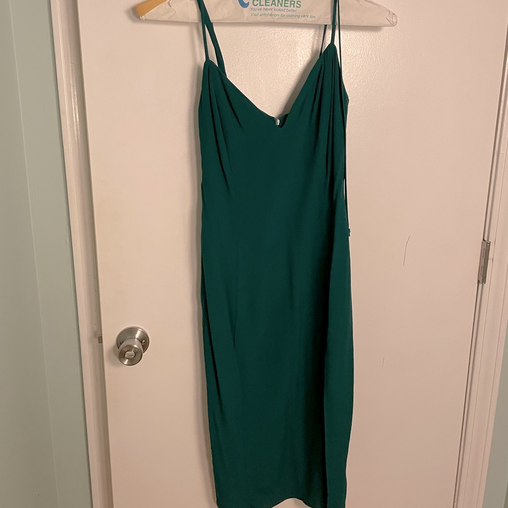 Reformation Lola Dress Size 4, Emerald